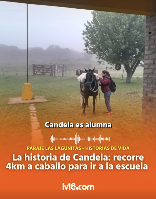 Flavia nos comenta sobre el viaje que hace Candela todos los días a la escuela